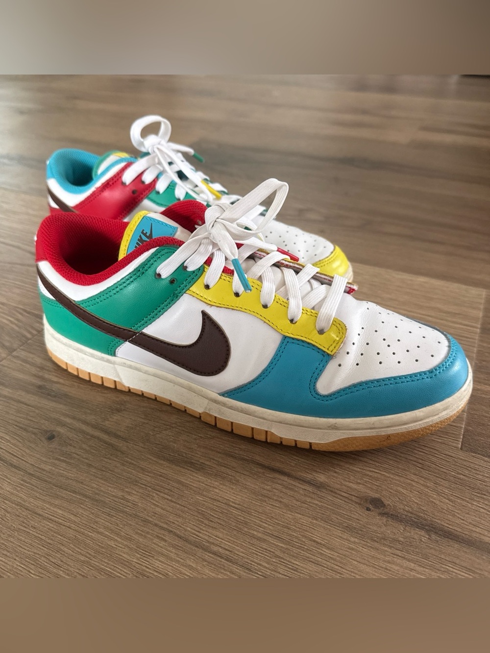 Nike Dunk Low Free 99 White Sneaker DH0952-100 Men’s 8.5